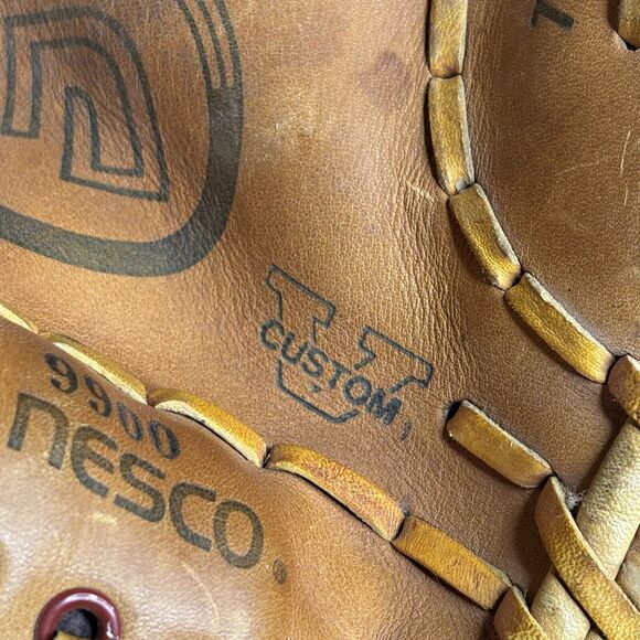 Nesco All Star Baseball Glove 9900 12" Leather Right Hand Throw Deep‎ Scoop - Picture 11 of 16